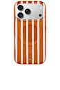 view 1 of 4 Magsafe Compatible iPhone 17 Pro Case in Abstract Stripe Pumpkin