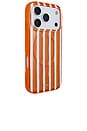 view 4 of 4 Magsafe Compatible iPhone 17 Pro Case in Abstract Stripe Pumpkin