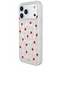 view 3 of 4 Magsafe Compatible Iphone 17 Pro Max Case in Strawberry Gingham