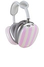 view 4 of 9 Jelly Stripe Airpods Max Covers in Pink & Cream