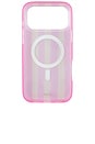 view 2 of 4 FUNDA PARA IPHONE 17 PRO MAX JELLY STRIPE in Pink & Cream