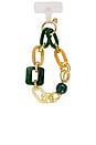 view 2 of 3 Universal Phone Wristlets in Marble & Chain Green