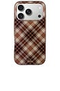 view 1 of 4 Iphone 18 Pro Magsafe Compatible in Brown Plaid