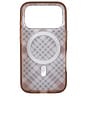 view 2 of 4 Iphone 18 Pro Magsafe Compatible in Brown Plaid