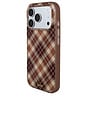 view 4 of 4 Iphone 18 Pro Magsafe Compatible in Brown Plaid