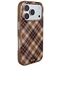 view 5 of 4 Iphone 18 Pro Magsafe Compatible in Brown Plaid