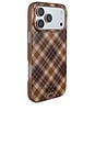 view 5 of 4 Iphone 18 Pro Max Magsafe Compatible in Brown Plaid