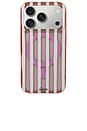 view 1 of 4 Iphone Pro Magsafe Compatible Phone Cases in Abstract Stripe Nude
