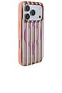 view 5 of 4 Iphone Pro Magsafe Compatible Phone Cases in Abstract Stripe Nude