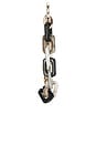 view 5 of 5 Universal Phone Wristlets in Marble & Chain Black