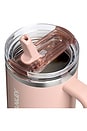 view 3 of 3 The Quencher Flipstraw Protour Tumbler 40 Oz in Peach Whip Gloss