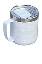 view 3 of 3 x LoveShackFancy The Stay-Hot Camp Mug Set Of 2 in Toscana Toile Alpine Blue