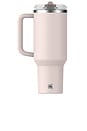 view 2 of 5 The Quencher Protour Flip Straw Tumbler 40 Oz in Rose Quartz