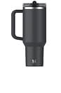 view 2 of 5 The Quencher Protour Flip Straw Tumbler 40 Oz in Black 2.0