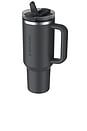 view 4 of 5 The Quencher Protour Flip Straw Tumbler 40 Oz in Black 2.0