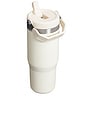 view 2 of 2 The Iceflow Flip Straw Tumbler 30 Oz in Cream