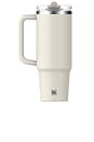view 2 of 4 The Quencher Protour Flip Straw Tumbler 30 Oz in Cream
