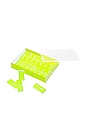 view 1 of 1 Lucite Dominoes Set in Neon Green