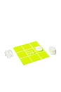 view 1 of 2 Lucite Tic Tac Toe Set in Neon Green