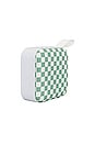 view 3 of 5 TRAVEL SPEAKER 持ち運び用スピーカー in Green Checkerboard