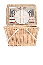 view 5 of 5 Small Picnic Basket in Natural