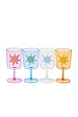 view 1 of 2 Poolside Wine Glass Set of 4 in Utopia