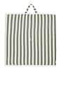 view 3 of 3 Twin Beach Towel 2-in-1 in Tote Bag The Vacay Olive Stripe