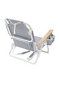view 3 of 5 The Resort Luxe Beach Chair in Coastal Blue