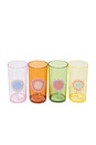 view 1 of 7 Poolside Tall Tumbler Set Of 4 in Rio Sun Multi