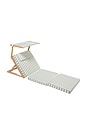 view 1 of 6 Pool House Daybed in La Palma Sage Stripe