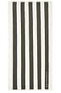 view 1 of 3 Beach Towel in The Vacay Olive Stripe