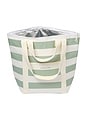view 3 of 3 Light Cooler Tote in La Palma Sage Stripe