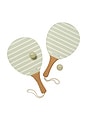 view 1 of 2 Vintage Beach Paddles in La Palma Sage Stripe