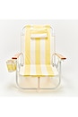view 3 of 4 SILLA DE PLAYA DELUXE BEACH CHAIR in La Mer Limon Stripe