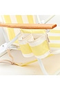 view 4 of 4 SILLA DE PLAYA DELUXE BEACH CHAIR in La Mer Limon Stripe