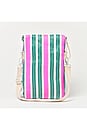 view 2 of 4 NEVERA RECYCLED NYLON DRINKS COOLER BAG in Seagrass Green Multi