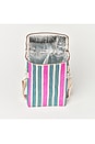 view 4 of 4 NEVERA RECYCLED NYLON DRINKS COOLER BAG in Seagrass Green Multi