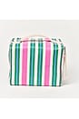view 2 of 4 Recycled Nylon Lunch Cooler Bag in Seagrass Green Multi