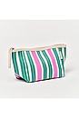 view 3 of 4 Recycled Nylon Pouch in Seagrass Green Multi