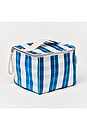 view 3 of 4 Recycled Nylon Lunch Cooler Bag in La Mer Blue Neon