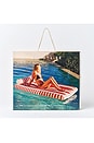 view 4 of 4 SILLA LOUNGE LUXE LILO in Tierra Clay Stripe