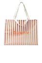view 1 of 4 BOLSO DE PLAYA CARRYALL BEACH BAG in Tierra Clay Stripe