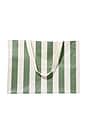 view 1 of 2 BOLSO DE PLAYA CARRYALL BEACH BAG in The Vacay Olive Stripe