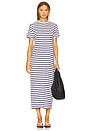 view 1 of 4 Perfect Tee Dress in Navy Stripe