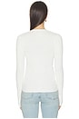 view 3 of 4 The Ribbed Favorite Cardi in Cream