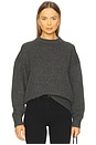 view 1 of 4 The Cashmere Signature Crew in Charcoal