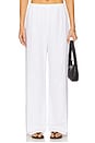 view 1 of 6 The Linen Everything Pant in White