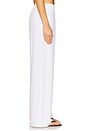 view 3 of 6 The Linen Everything Pant in White