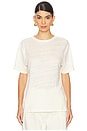 view 1 of 4 The Linen Perfect Tee in Cream