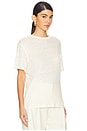 view 2 of 4 The Linen Perfect Tee in Cream